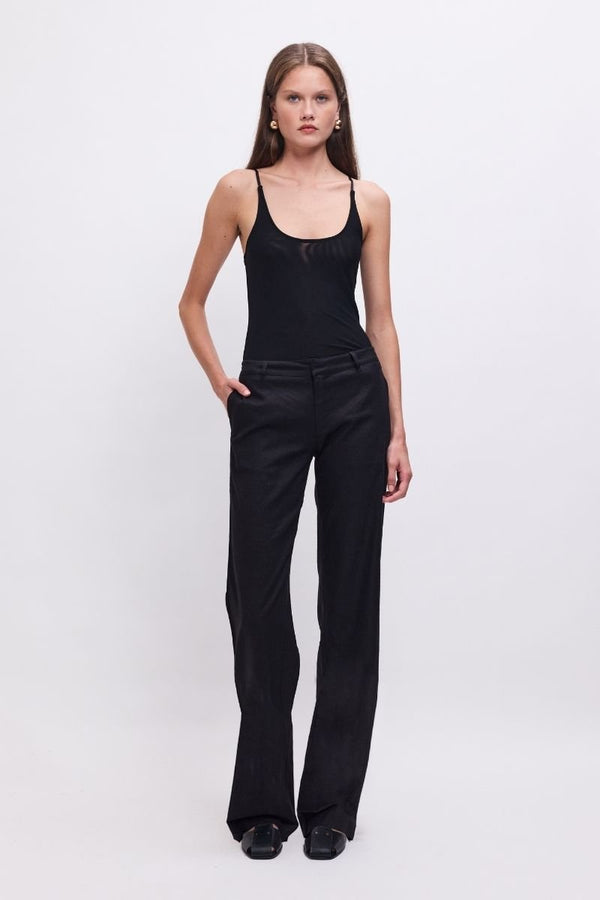 suboo The Perfect Sheer Mesh Cami Top – Black