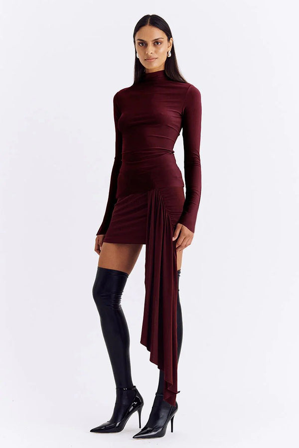 Suboo Theta Mock Neck Long Sleeve Top