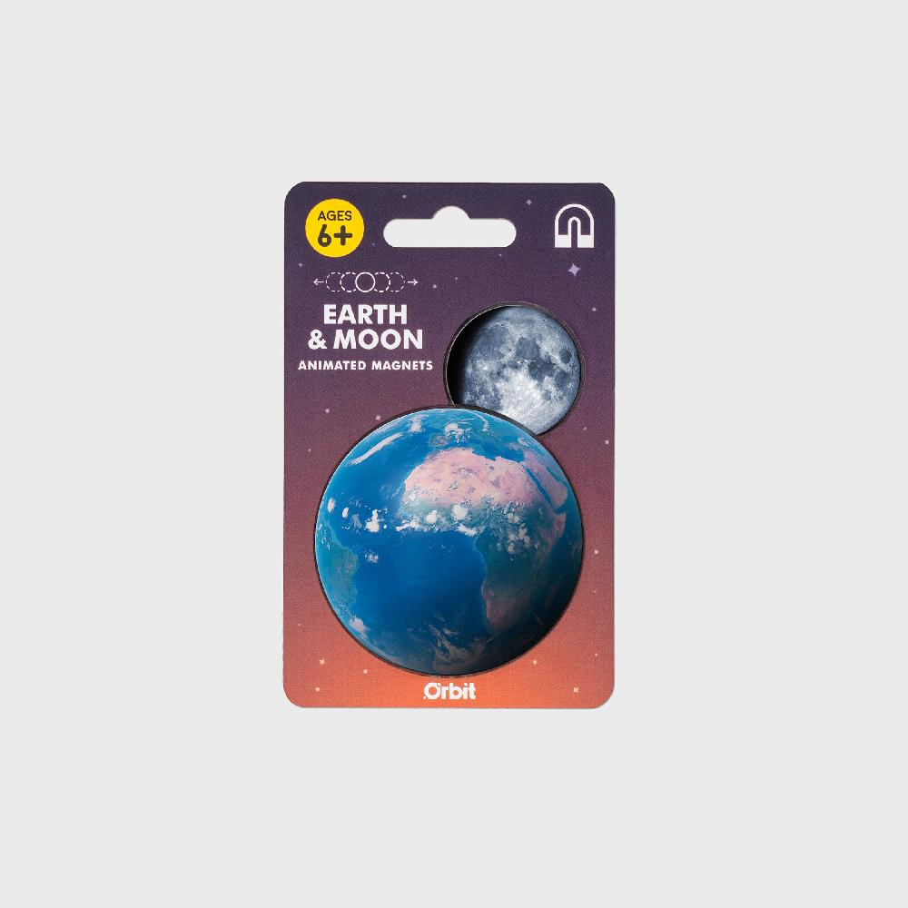 suck uk Animated Moon & Earth Magnets
