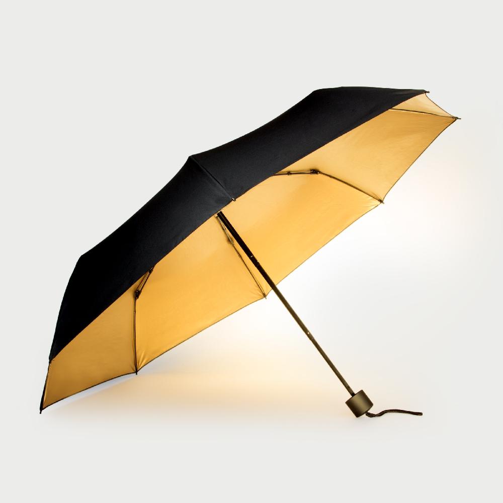 suck uk Black & Gold Umbrella