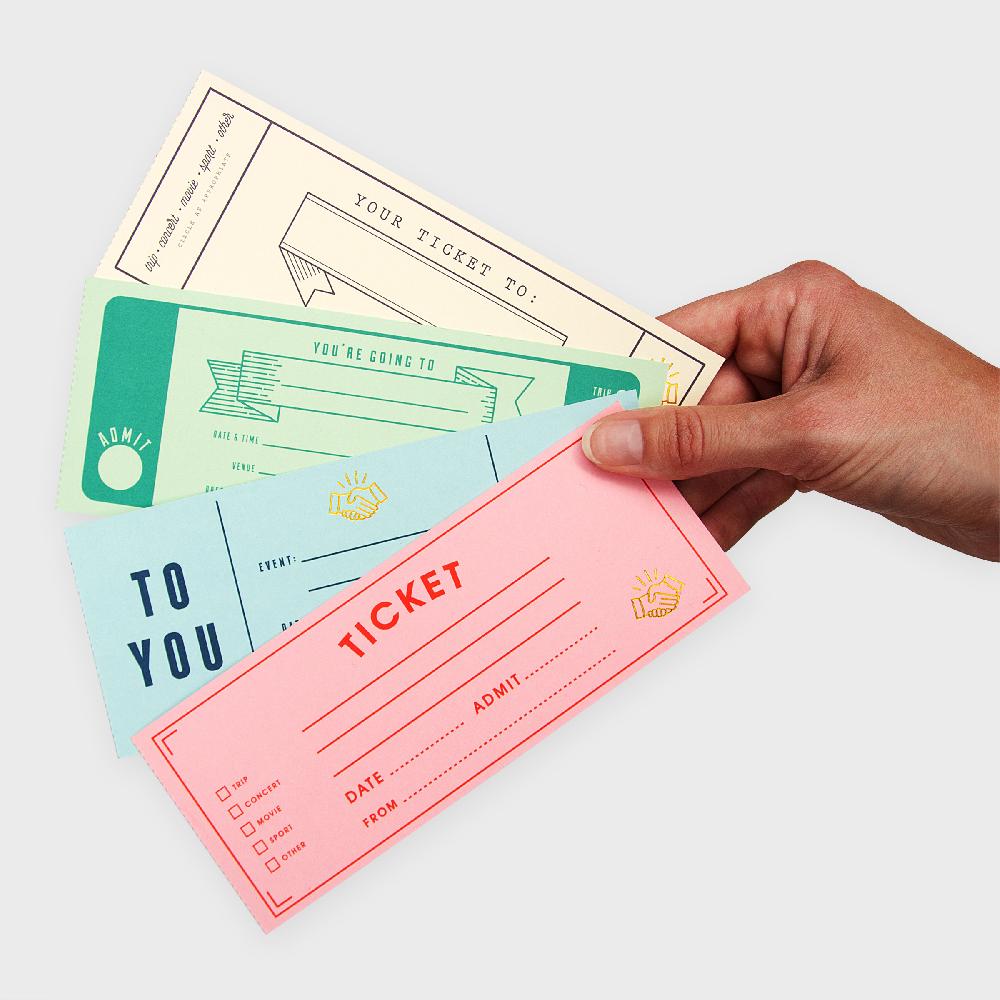 Suck Uk Blank Ticket Book