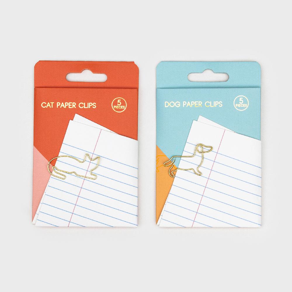 suck uk Cat & Dog Paper Clips