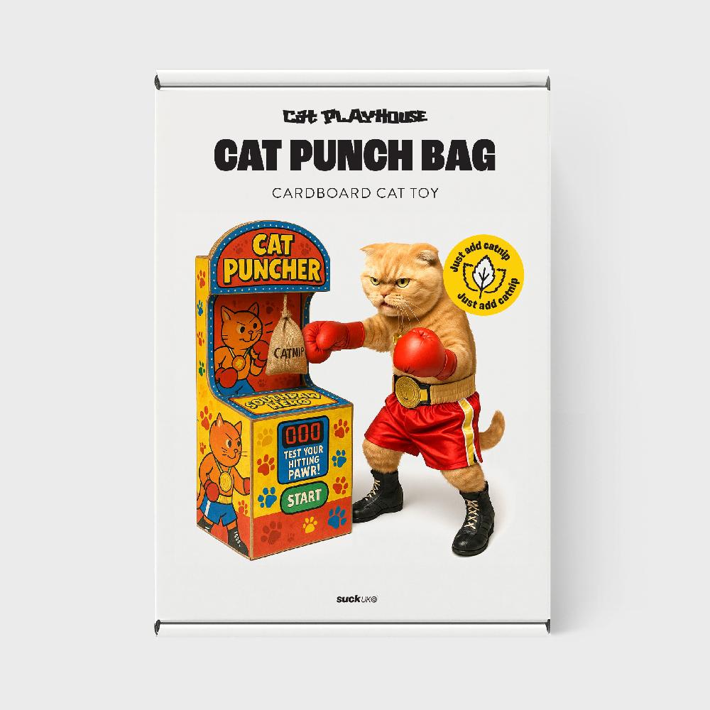 suck uk Cat Punch Bag