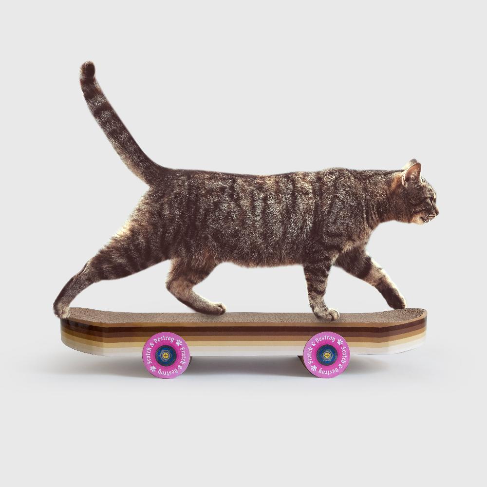 Suck Uk Cat Scratch Skateboard