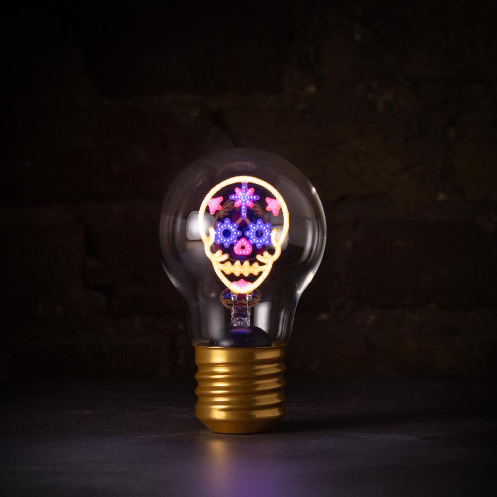 Suck Uk Cordless Calavera Lightbulb