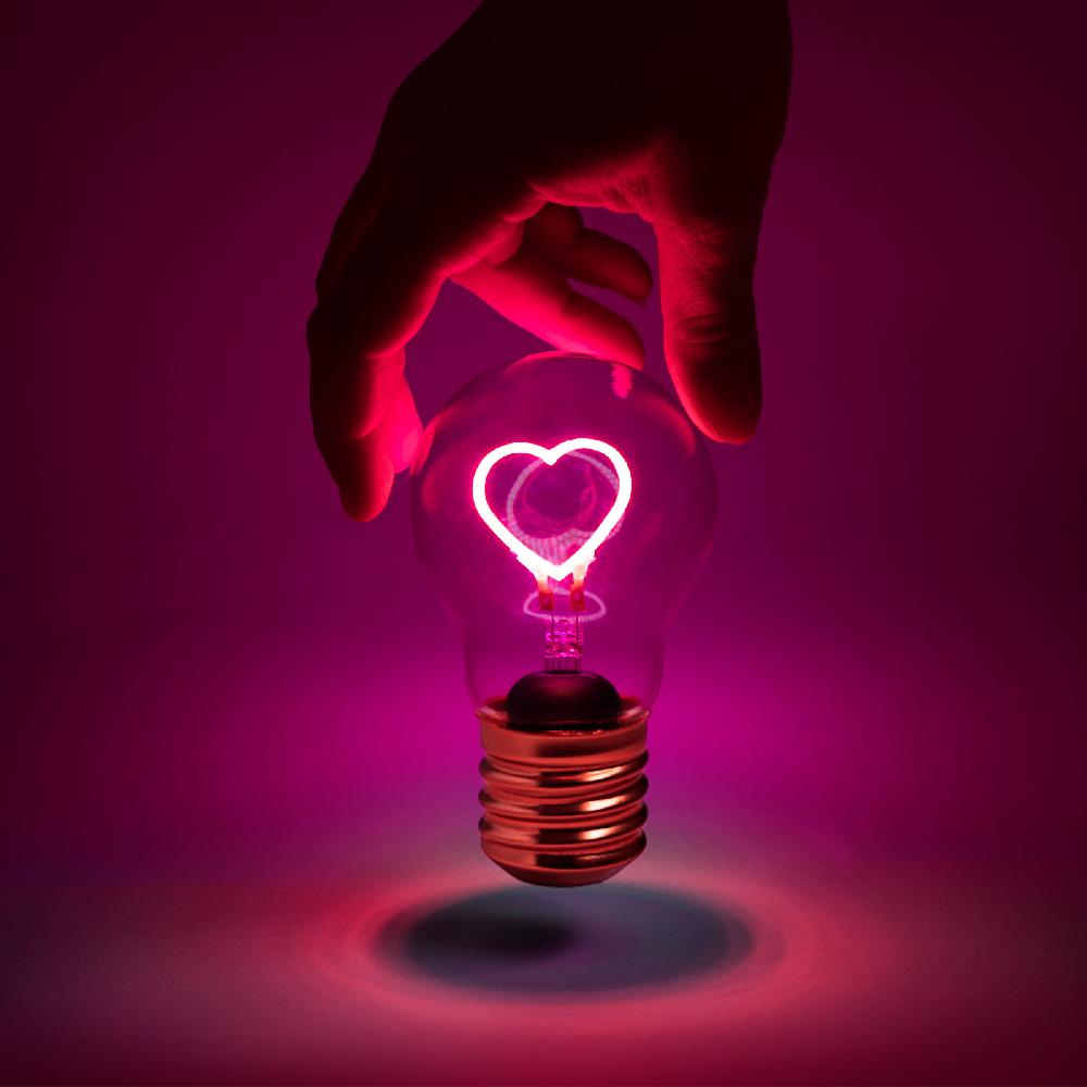 Suck Uk Cordless Heart Lightbulb