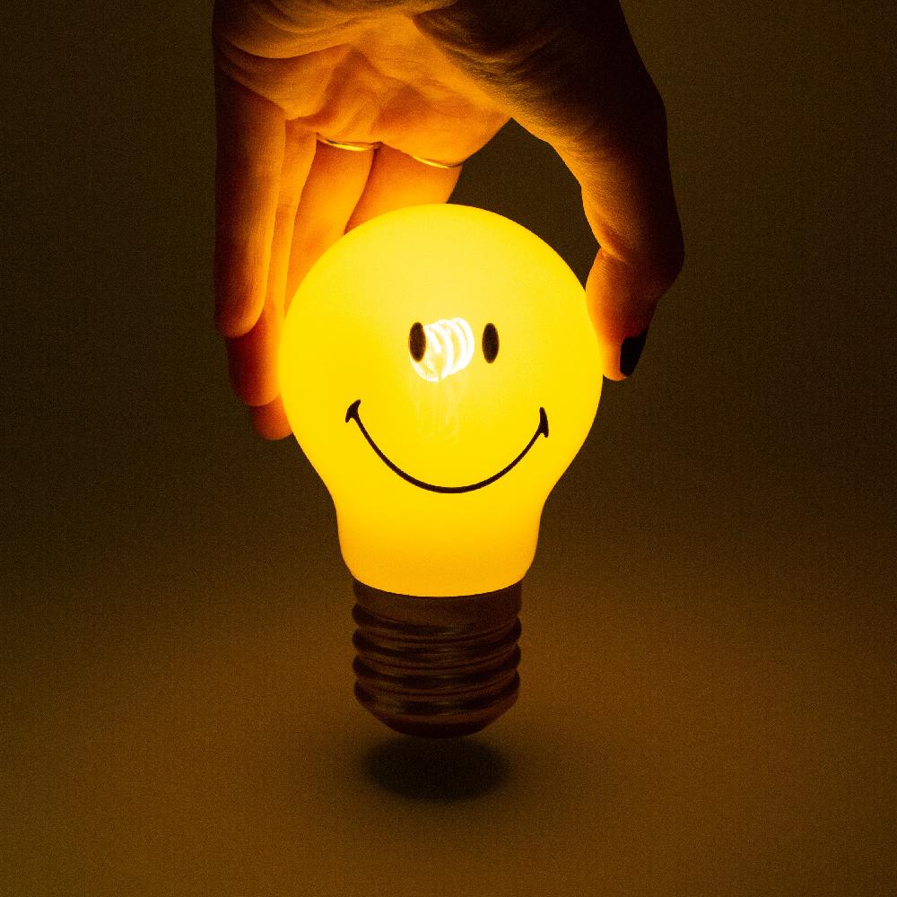 Suck Uk Cordless Smiley Lightbulb