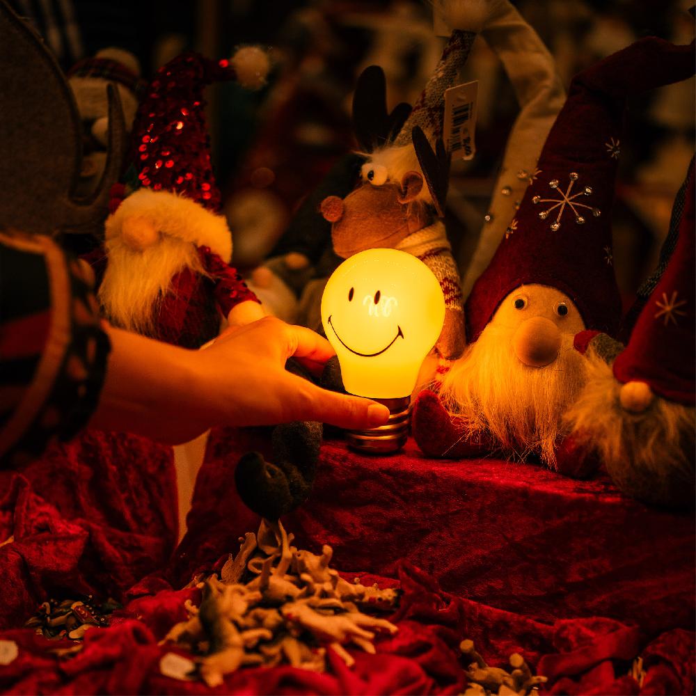 Suck Uk Cordless Smiley Lightbulb