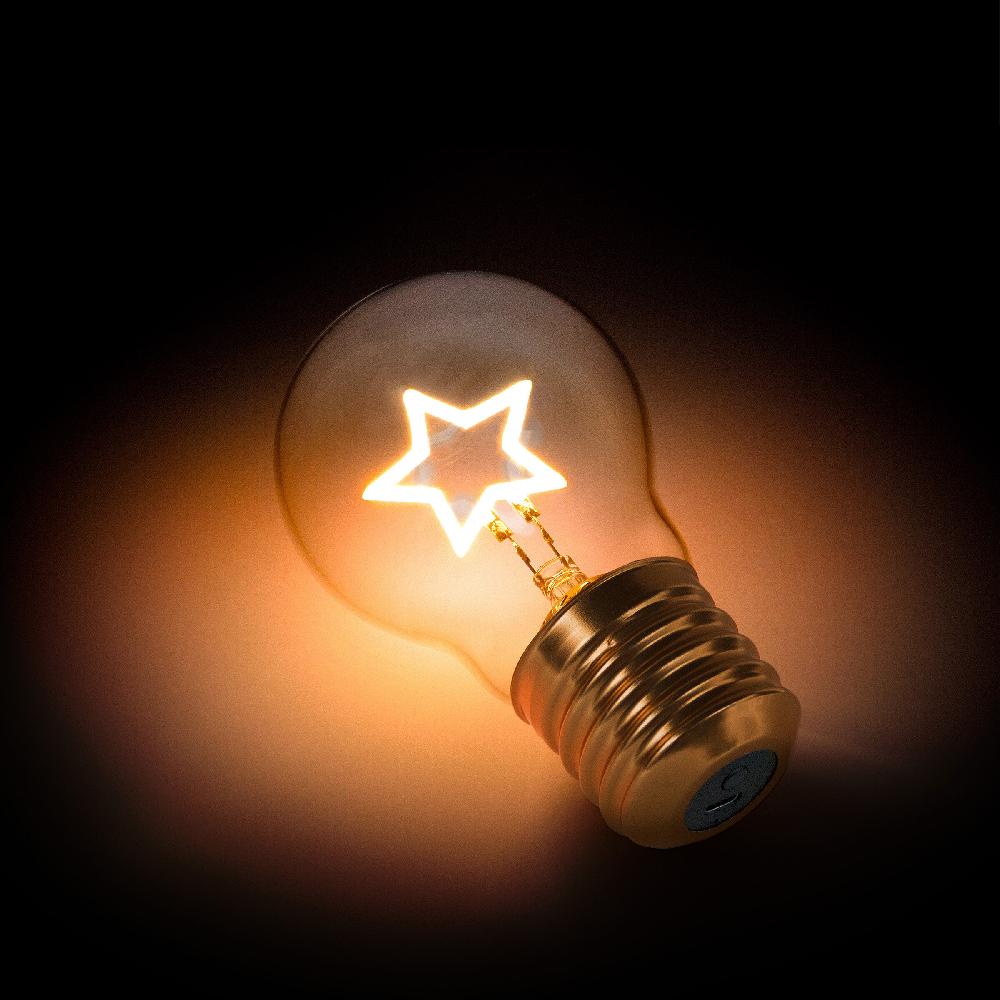 Suck Uk Cordless Star Lightbulb