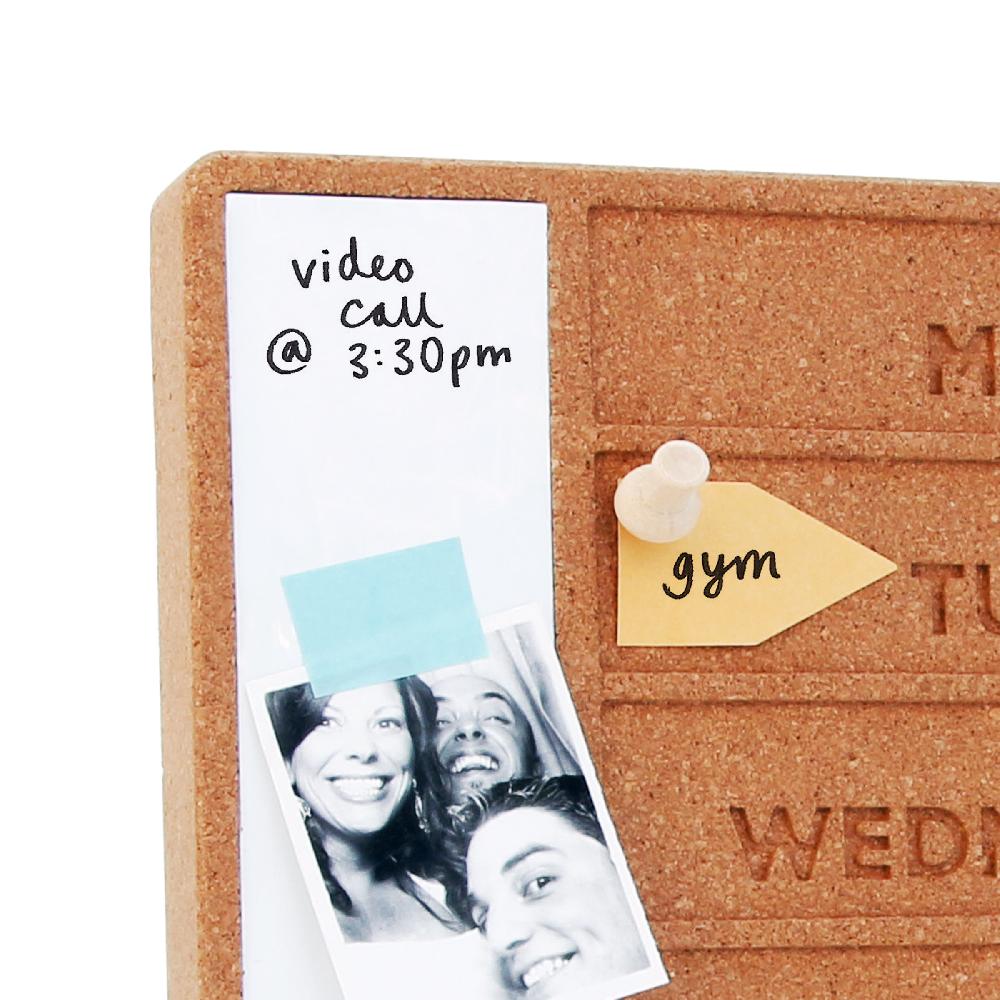 Suck Uk Cork Weekday Planner