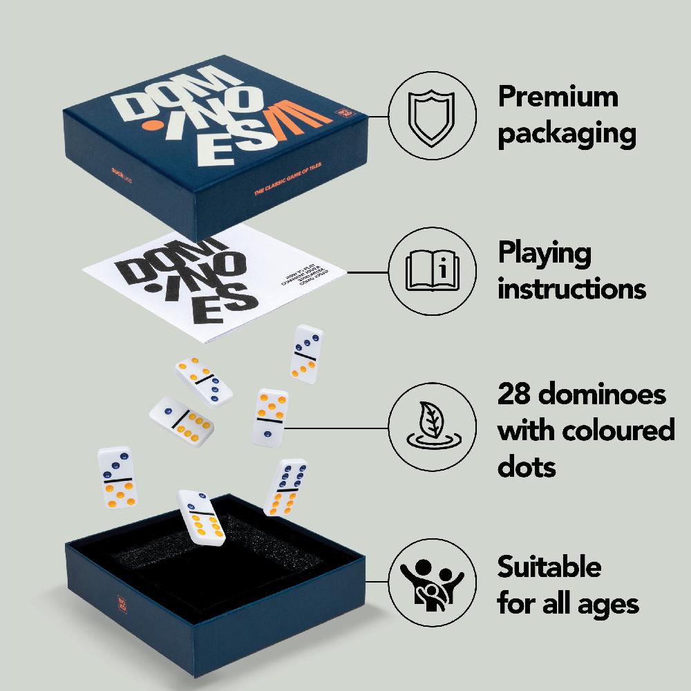 Suck Uk Dominoes Set