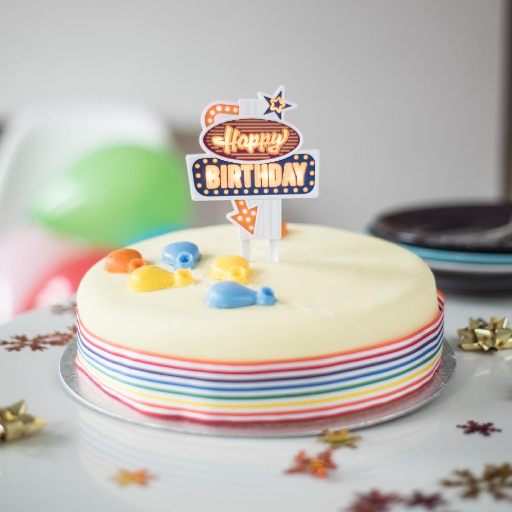 Suck Uk Flashing Cake Topper