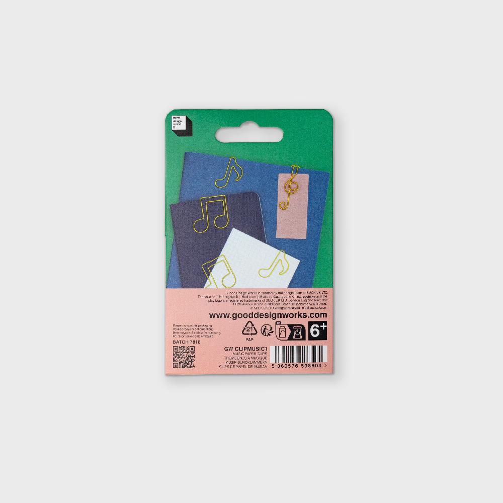 Suck Uk Music Paper Clips