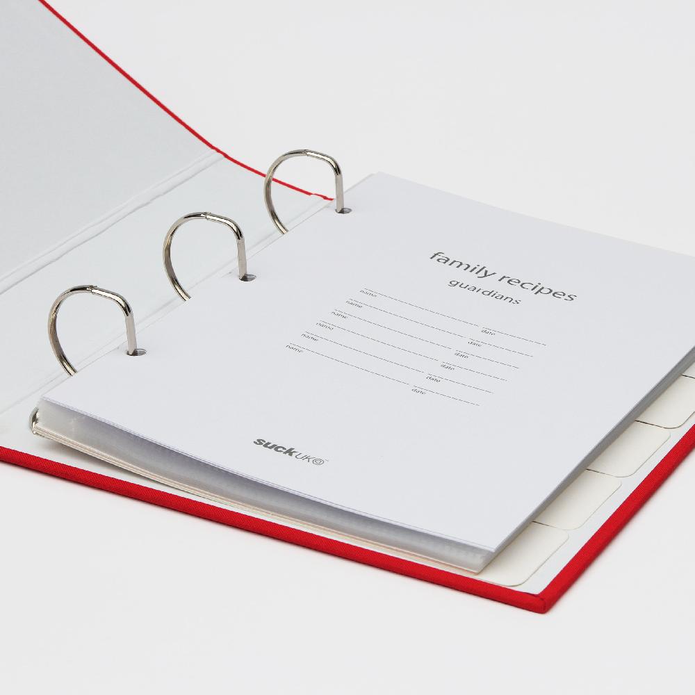 Suck Uk My Family Recipe Binder