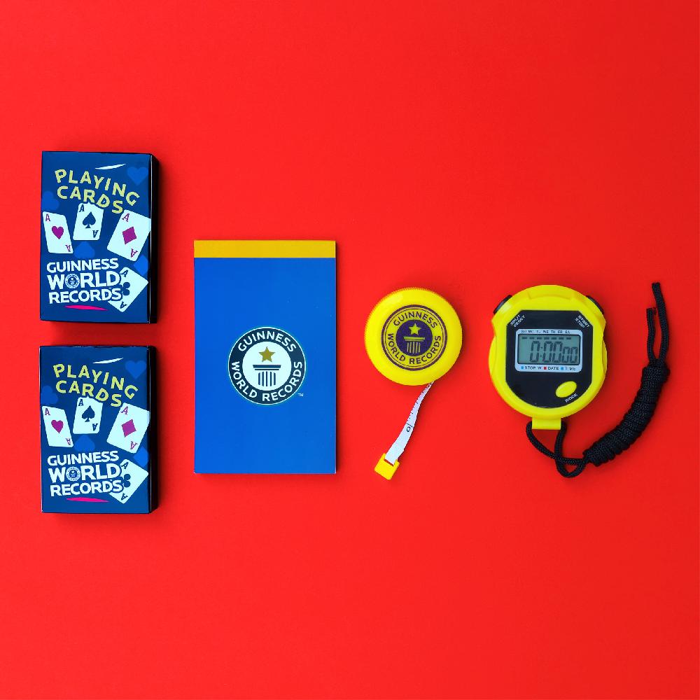 Suck Uk Playing Cards Record Breaker Kit