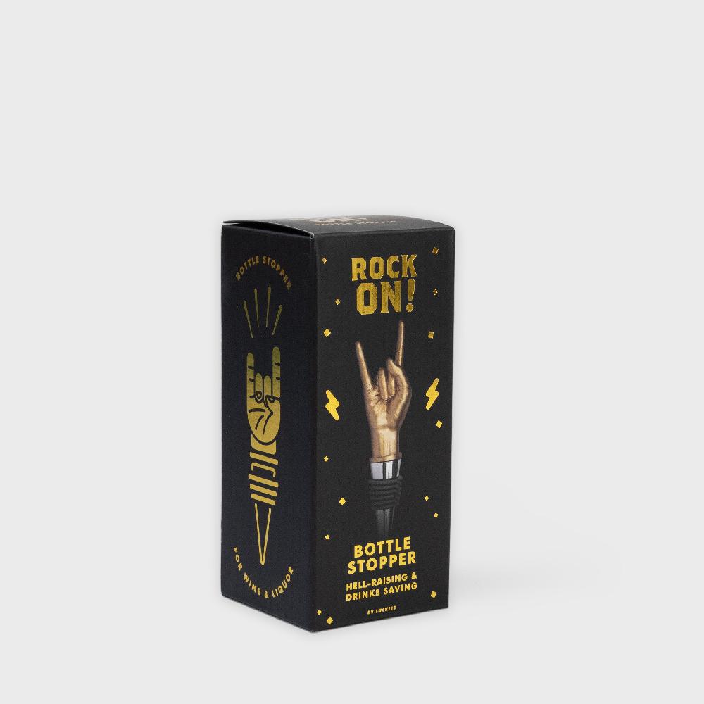 Suck Uk Rock On Bottle Stopper