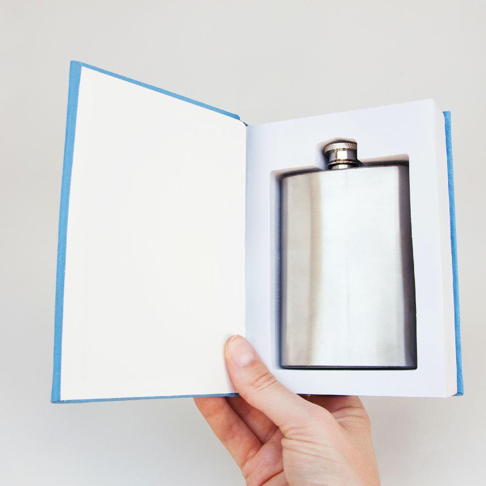 Suck Uk Self Help Flask In A Book