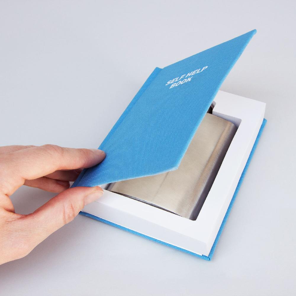 Suck Uk Self Help Flask In A Book