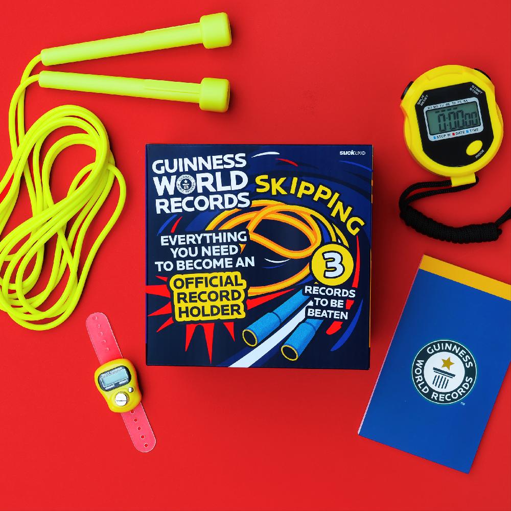 Suck Uk Skipping Record Breaker Kit