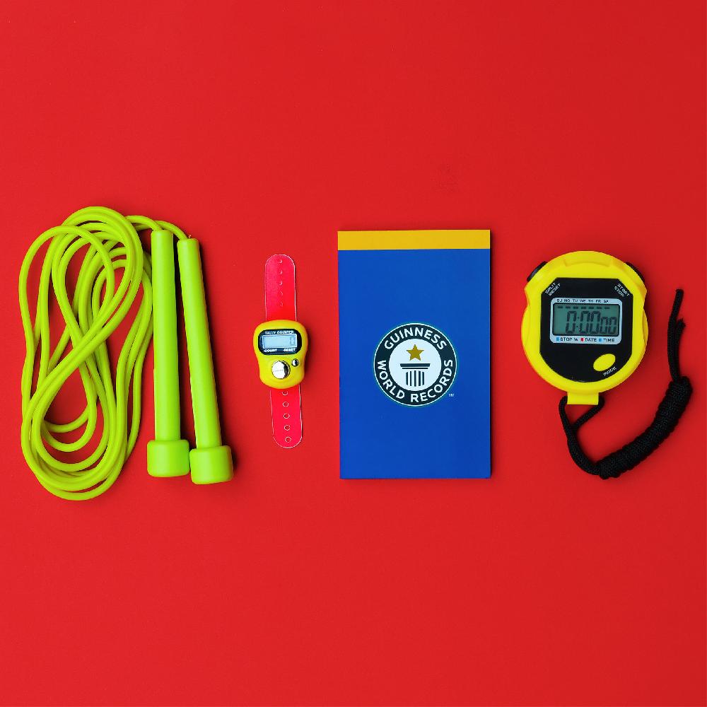 Suck Uk Skipping Record Breaker Kit