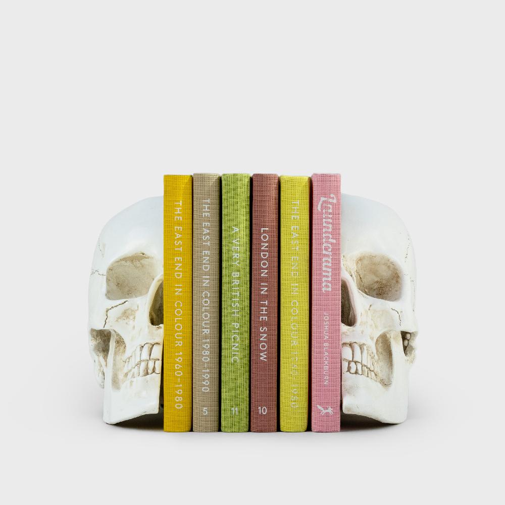 suck uk Skull Bookends