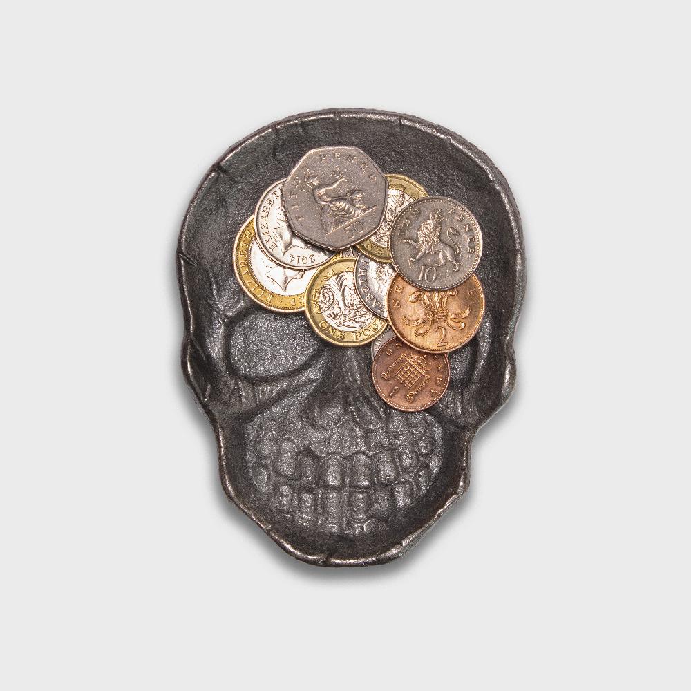 suck uk Skull Coin Tray