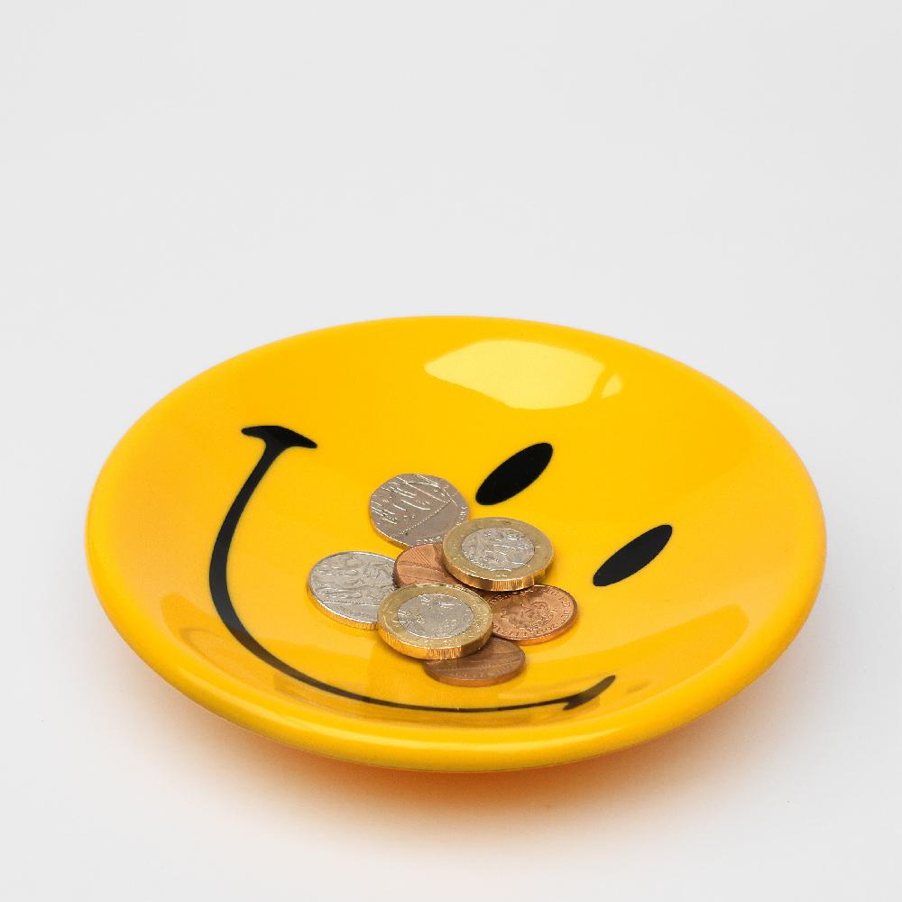 suck uk Smiley Coin Tray