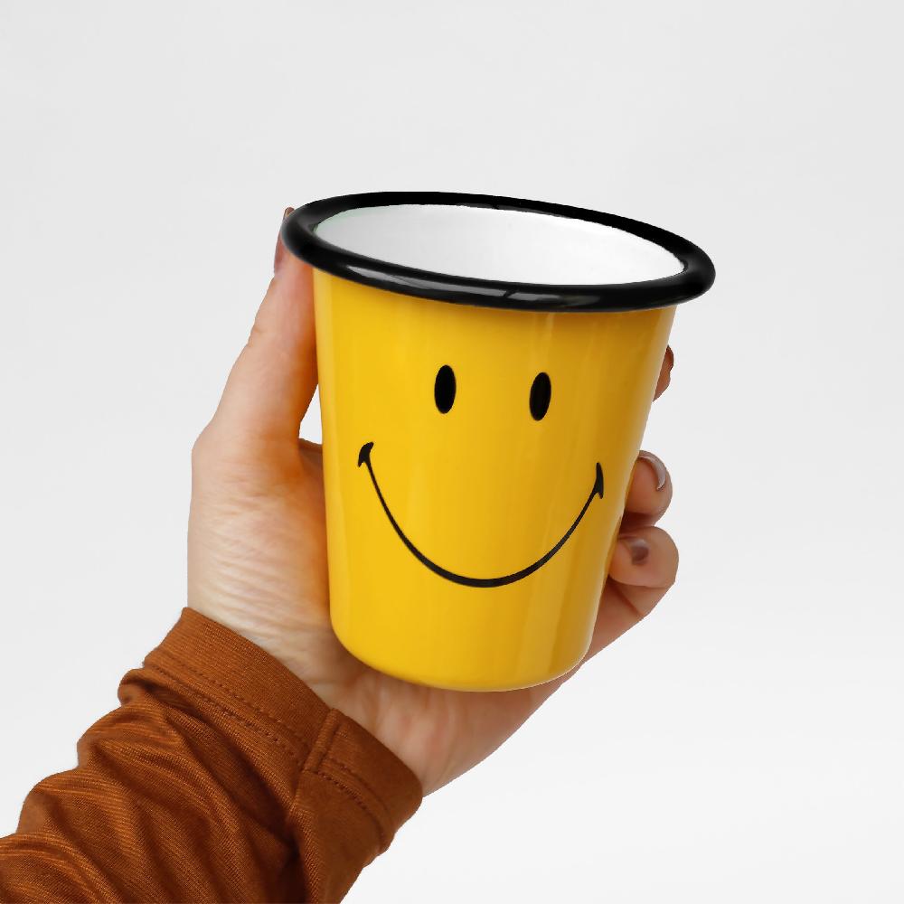 Suck Uk Smiley Enamel Tumbler