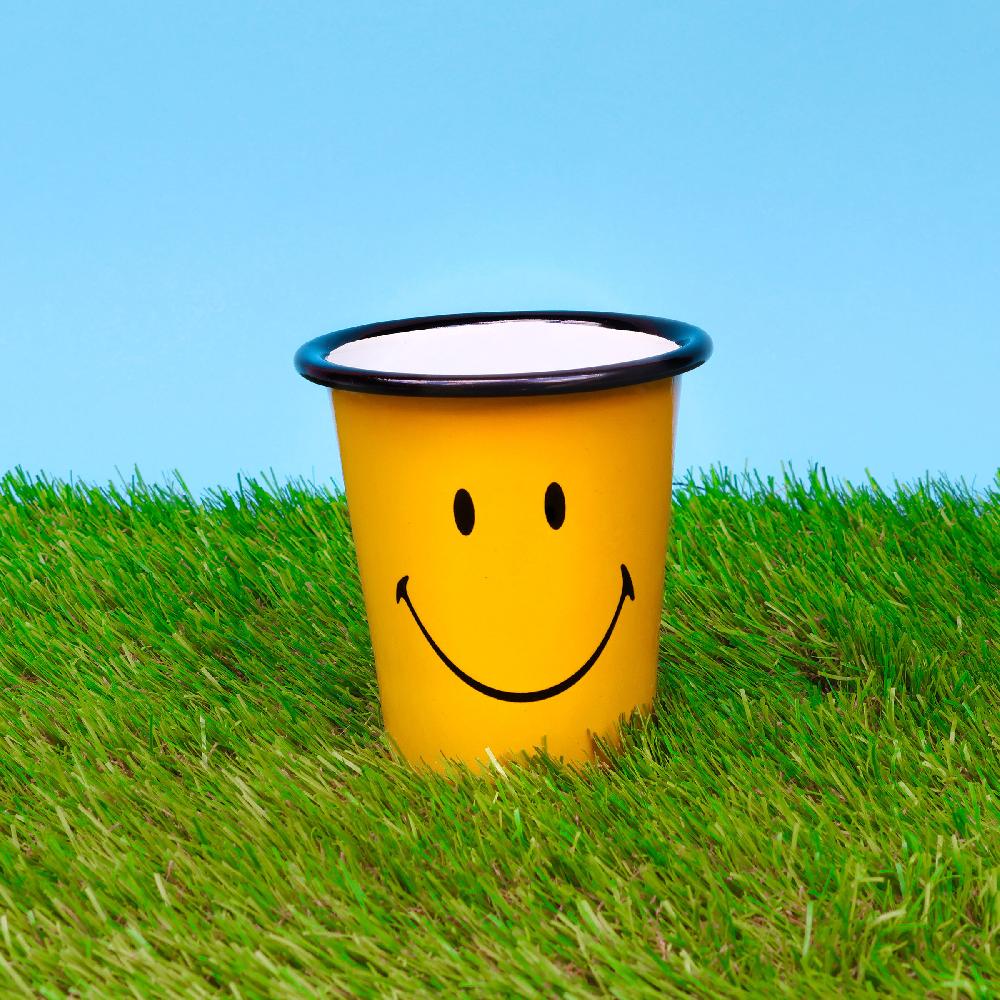 Suck Uk Smiley Enamel Tumbler