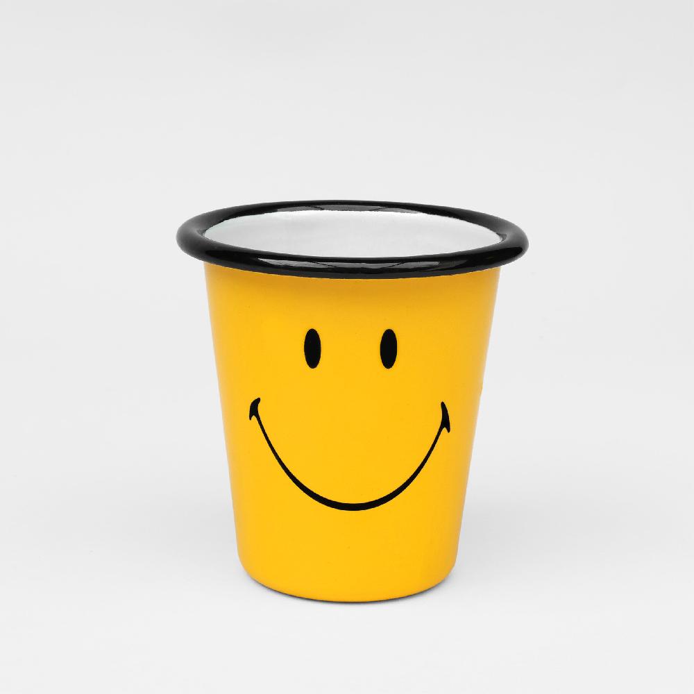 suck uk Smiley Enamel Tumbler