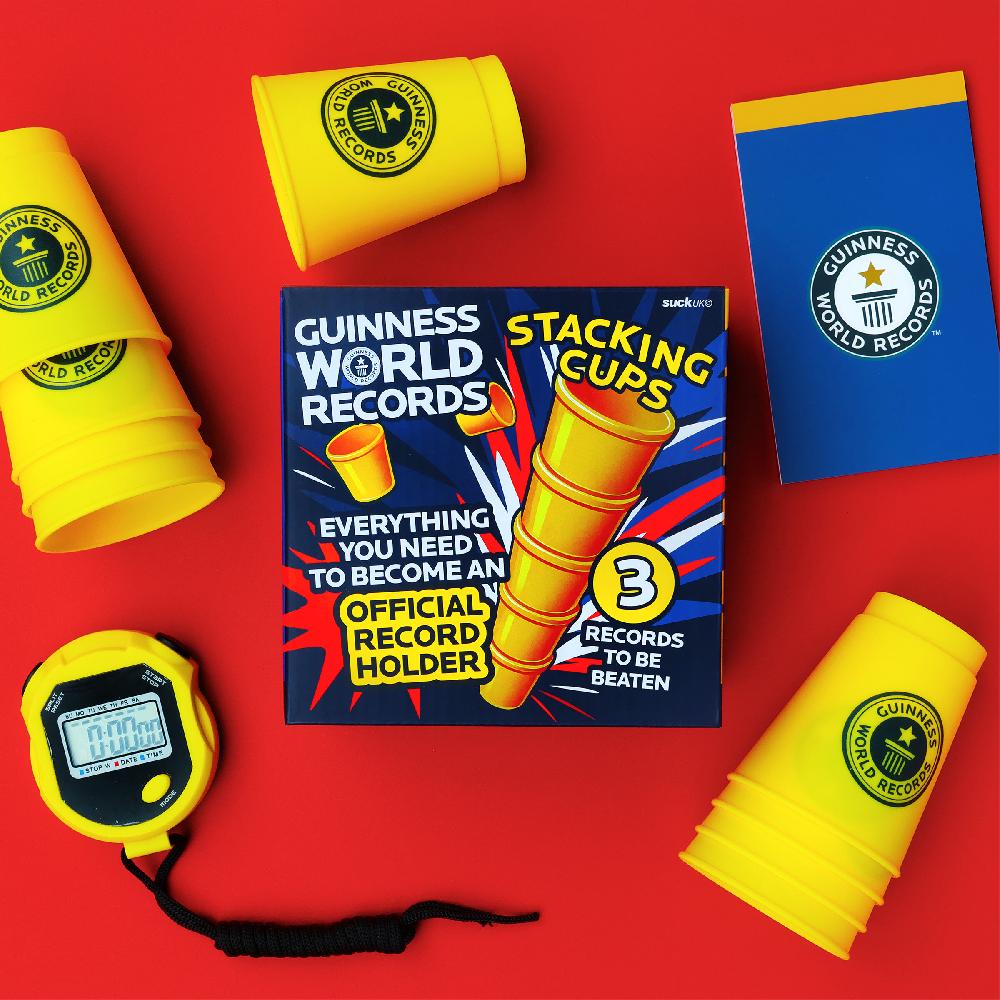Suck Uk Stacking Cups Record Breaker Kit