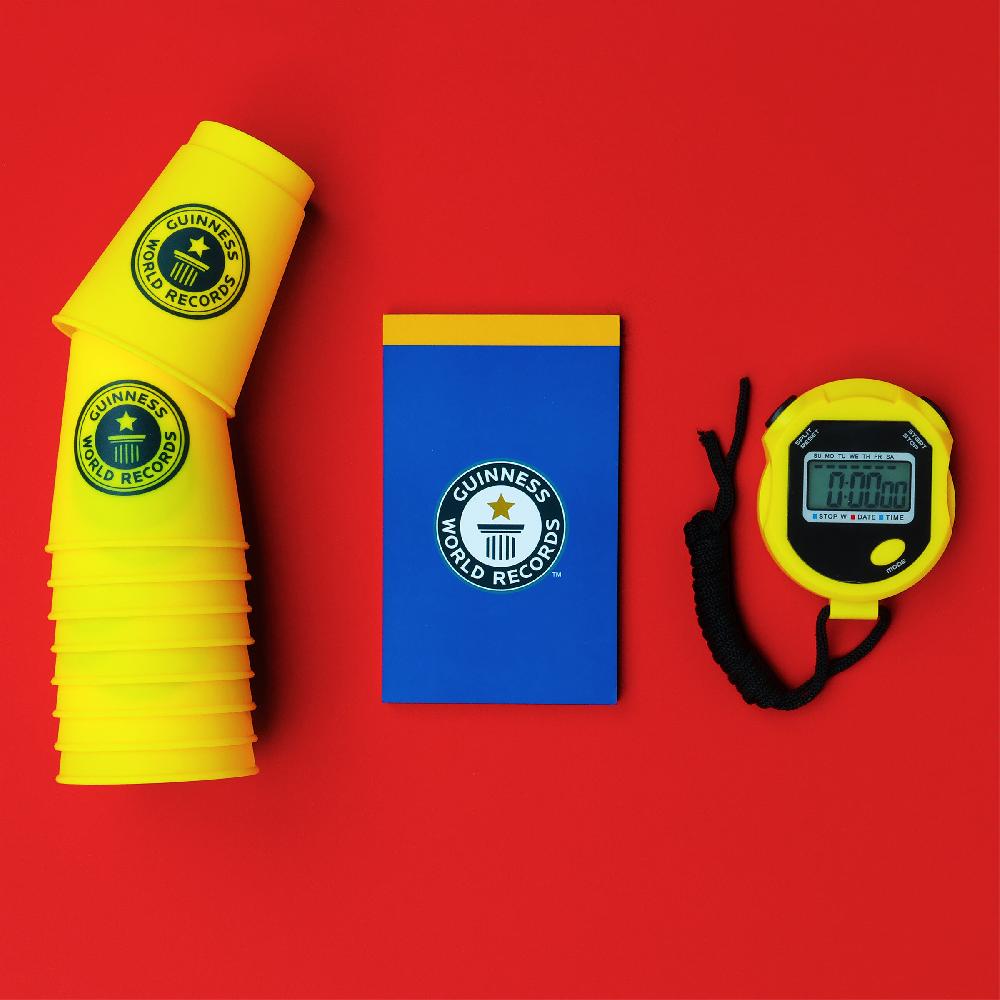 Suck Uk Stacking Cups Record Breaker Kit