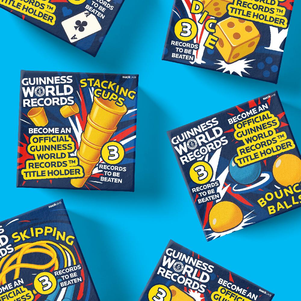 Suck Uk Stacking Cups Record Breaker Kit