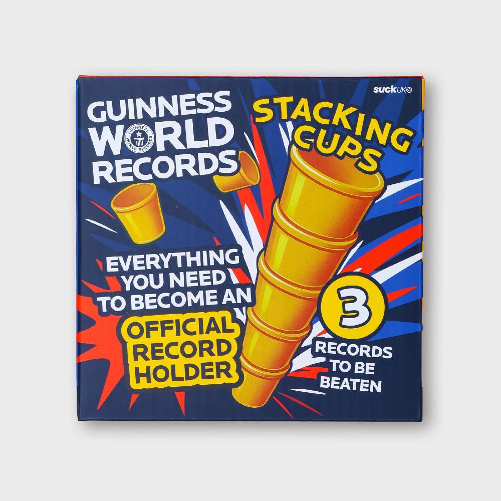 suck uk Stacking Cups Record Breaker Kit