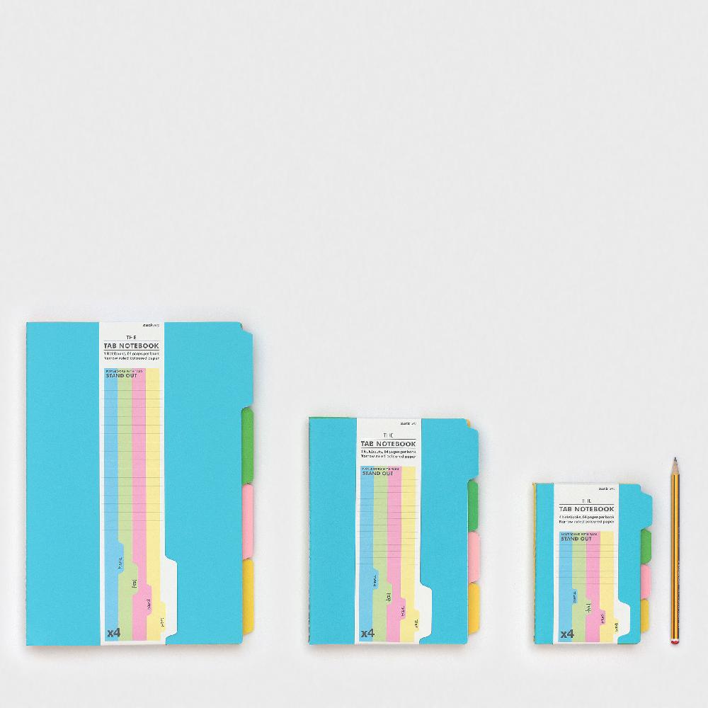 Suck Uk Tab Notebooks In Colour