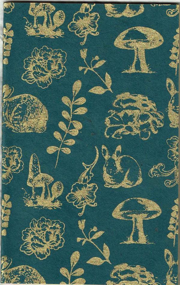 sugar skull Black Forest Notebook - Handmade in Nepal