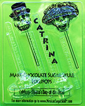 sugar skull Catrina Chocolate Sugar Skull Lollipops Mold