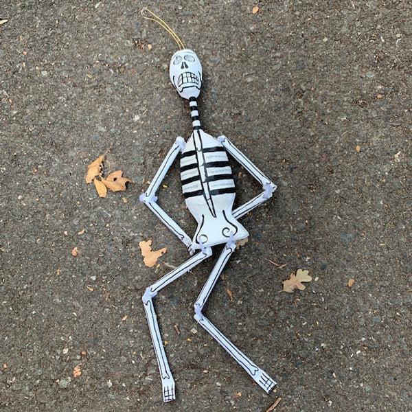 sugar skull Dangling Ofrenda Skeleton Calaca - 16" tall