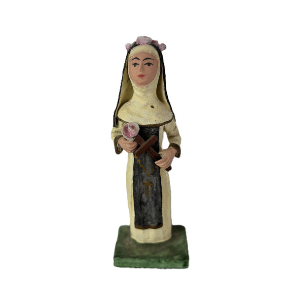 sugar skull Figurine - Saint Theresa - Num Holding a Cross