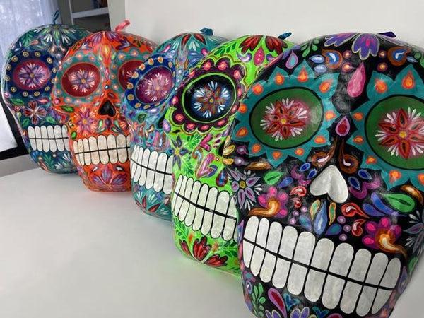 sugar skull Medium Sugar Skull Wall Masks - Assorted Colors