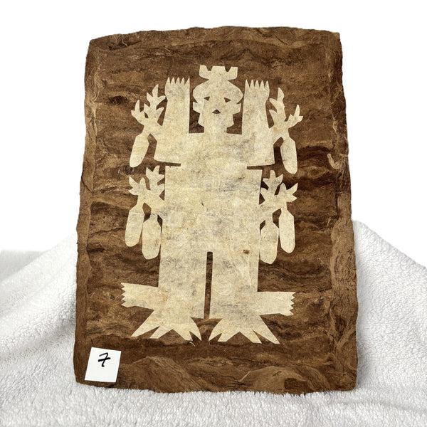 sugar skull Amate Paper