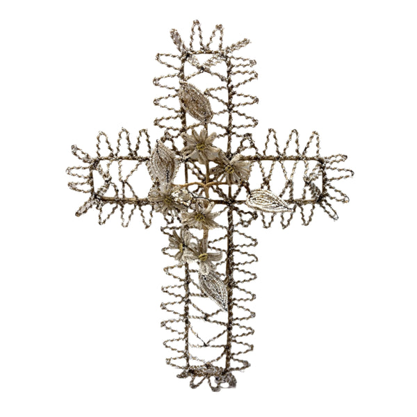 sugar skull Beaded Cross