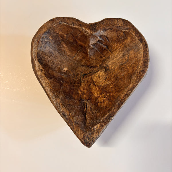 sugar skull Bowl - Wooden Heart
