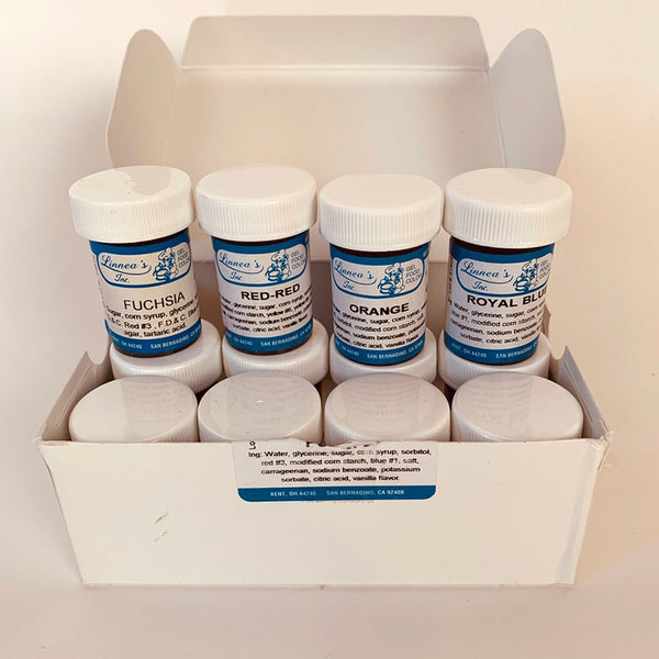 sugar skull Box of 12 Assorted Paste Food Colors