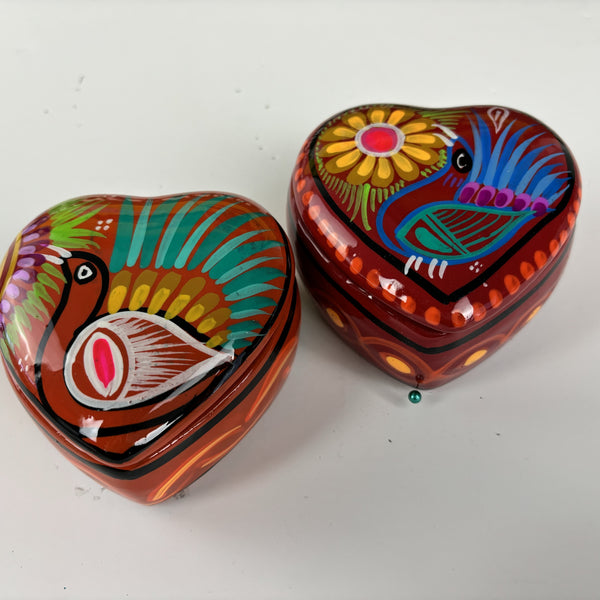 sugar skull Ceramic - Jewerly Box - Heart