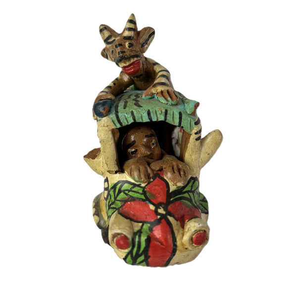 sugar skull Devil on top of Car