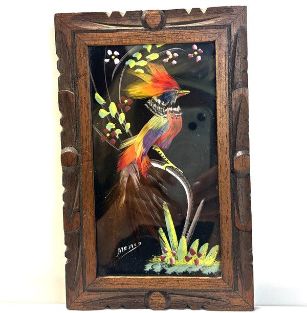 sugar skull Feather Bird Picture Looking Right