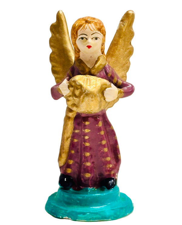 sugar skull Figurine - Angel Holding Accordion