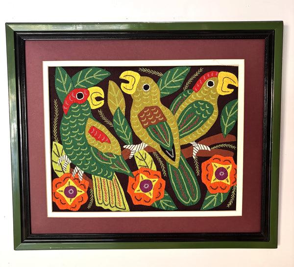 sugar skull Handmade Picture of Birds