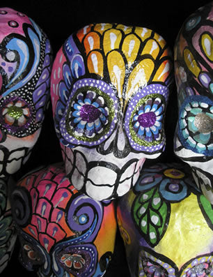 sugar skull Large Papier Mache Skulls